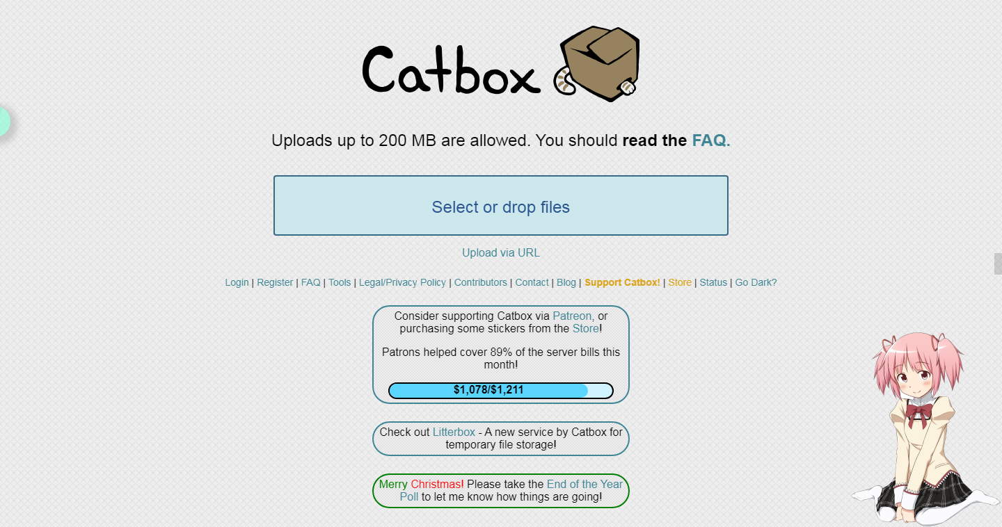 分享一个免费外链网盘 – 猫盒