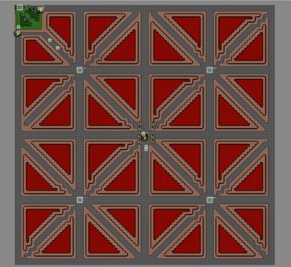 老早前做的2v8娱乐地图，追杀机械师