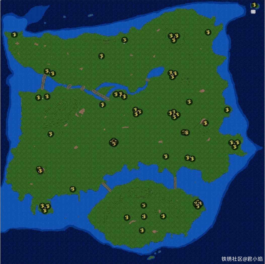 吃鸡海岛地图（可团可混最多支持30p）